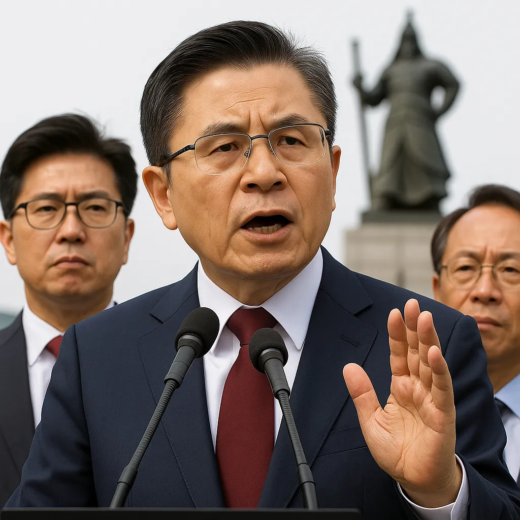황교안 전 총리, 전격 사퇴 후 김문수 단일화 선언—대선 판도 요동
