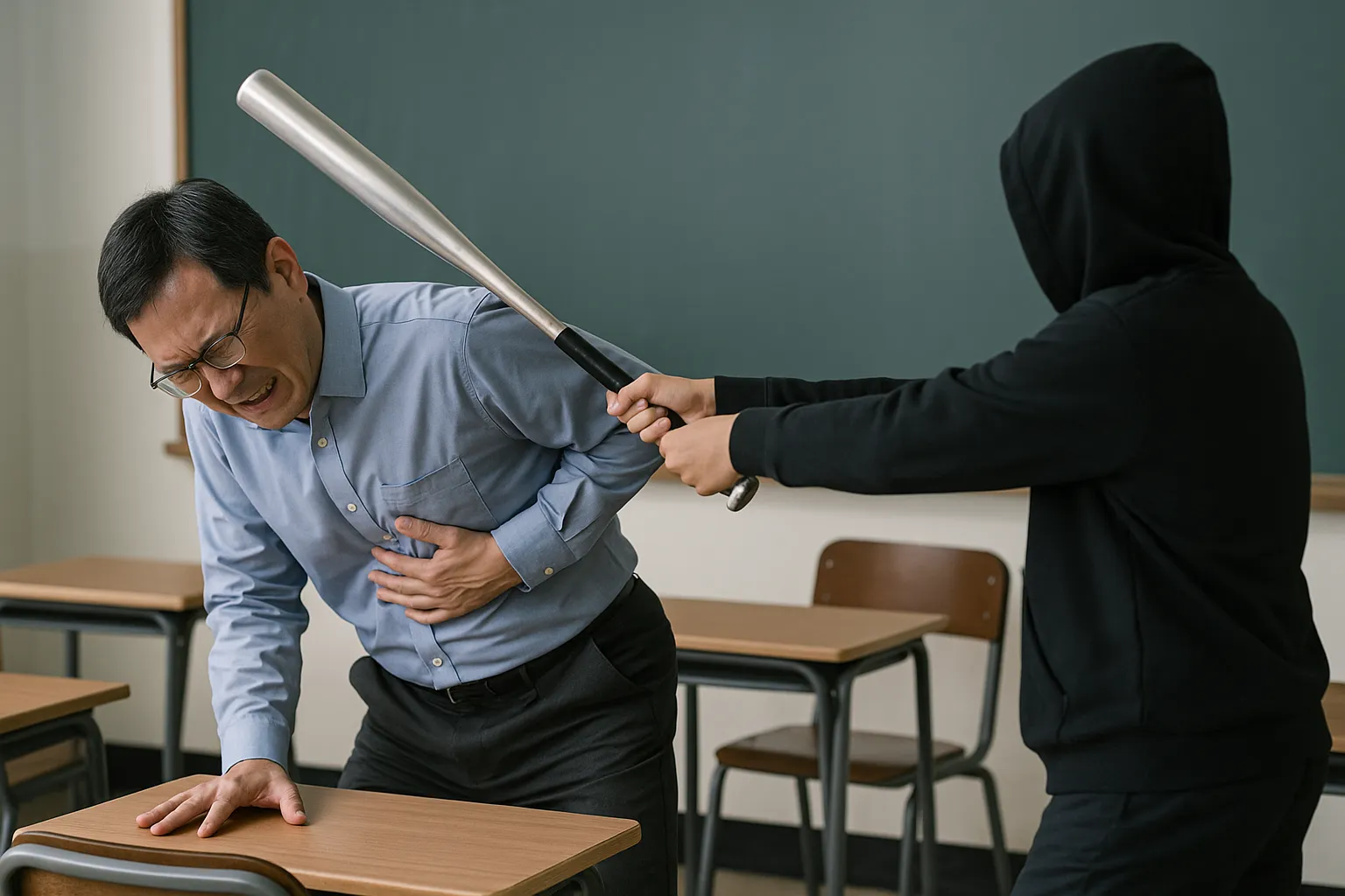 수원 중학생 '금속 배트' 폭행…교권 붕괴의 경고음