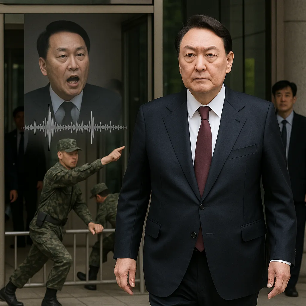국회 진입 지시 녹취 파문 - 내란 혐의 법정 공방