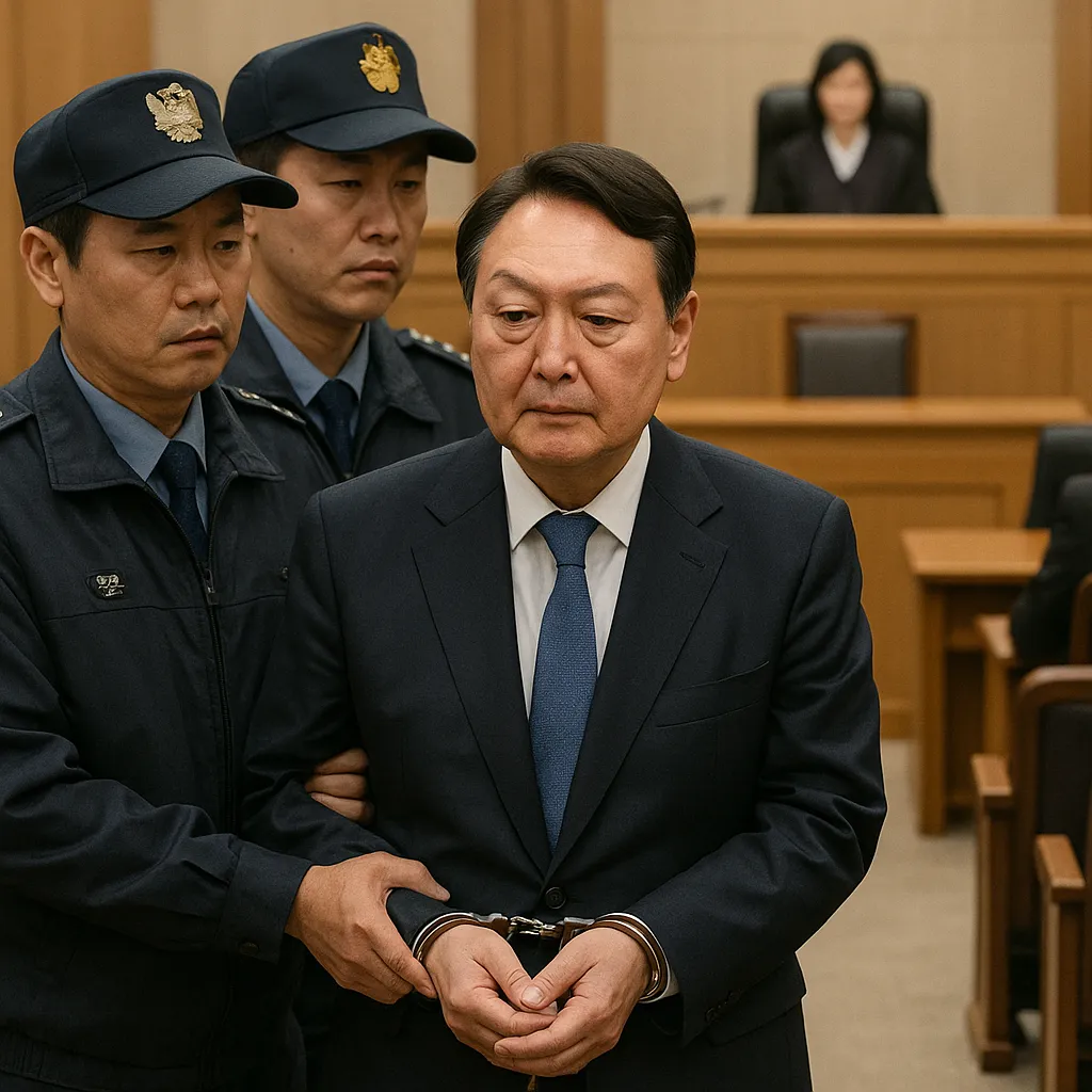 새벽 수갑, 빈 피고인석…윤석열 구속이 몰고 온 사법 태풍