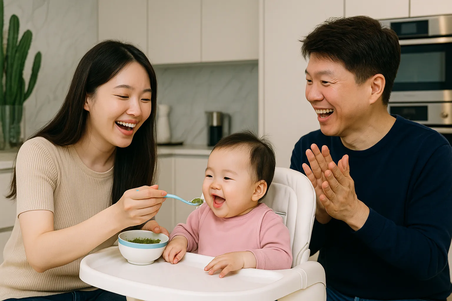 “은행과 같이 산 집?” 박수홍 부부, 70억 신혼살림 속 이유식 분투기