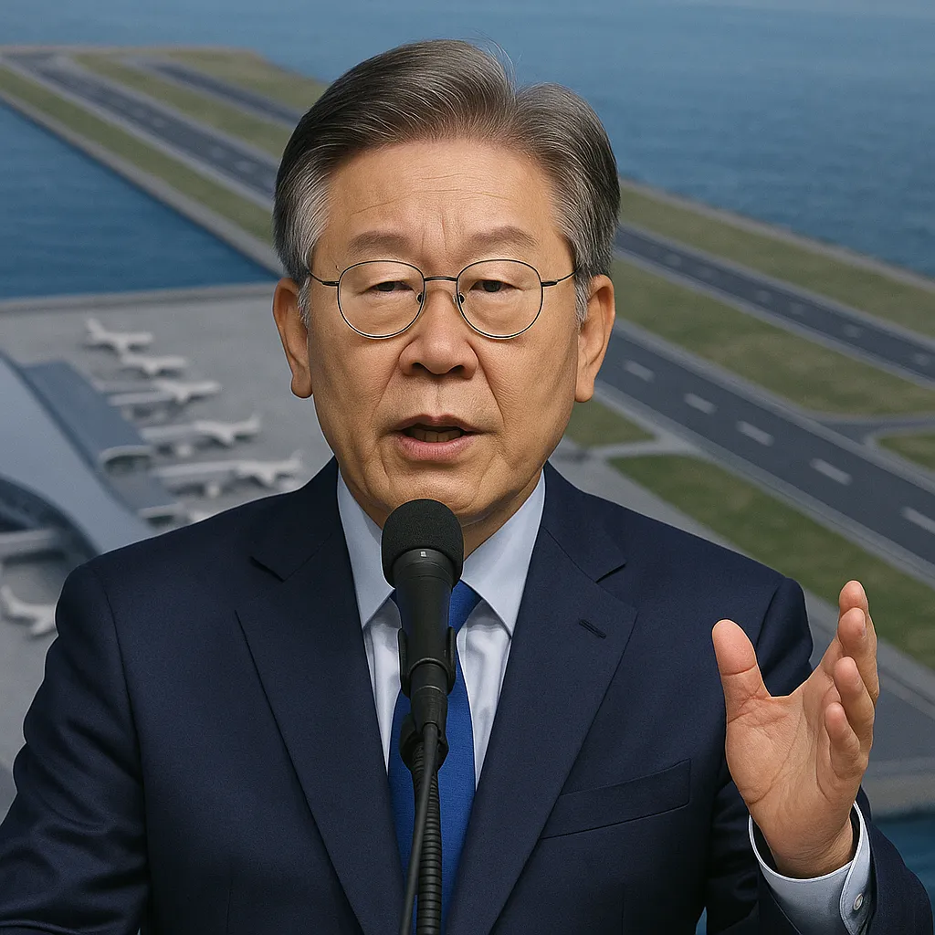 이재명, ‘가덕도 신공항’ 승부수…“현대 떠나도 멈춤 없습니다”
