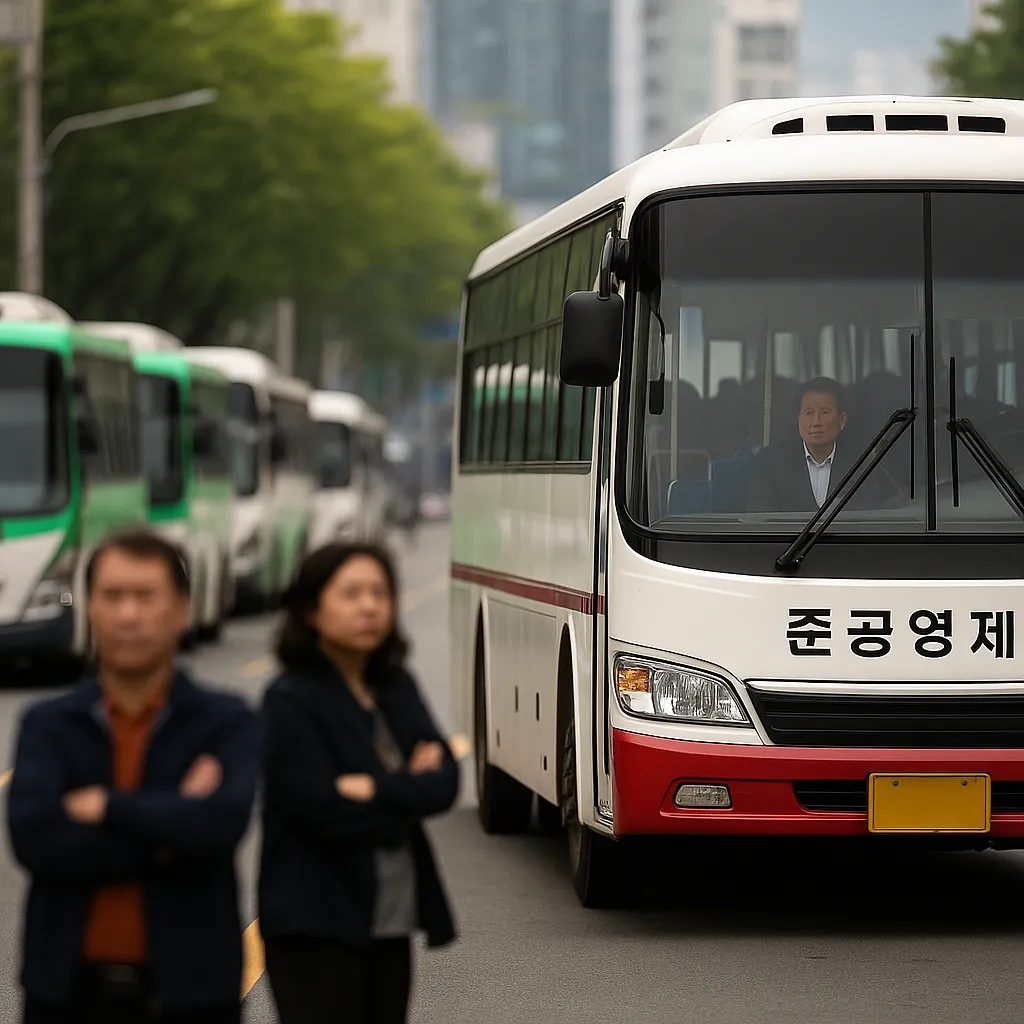 창원 버스 4일째 멈춤…‘준공영제 블랙홀’ 논란 폭발