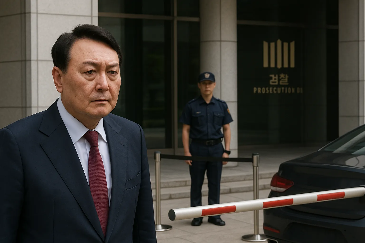 “문 두드려도 못 들어간다” — 지하 통로 맞서는 윤 전 대통령·특검