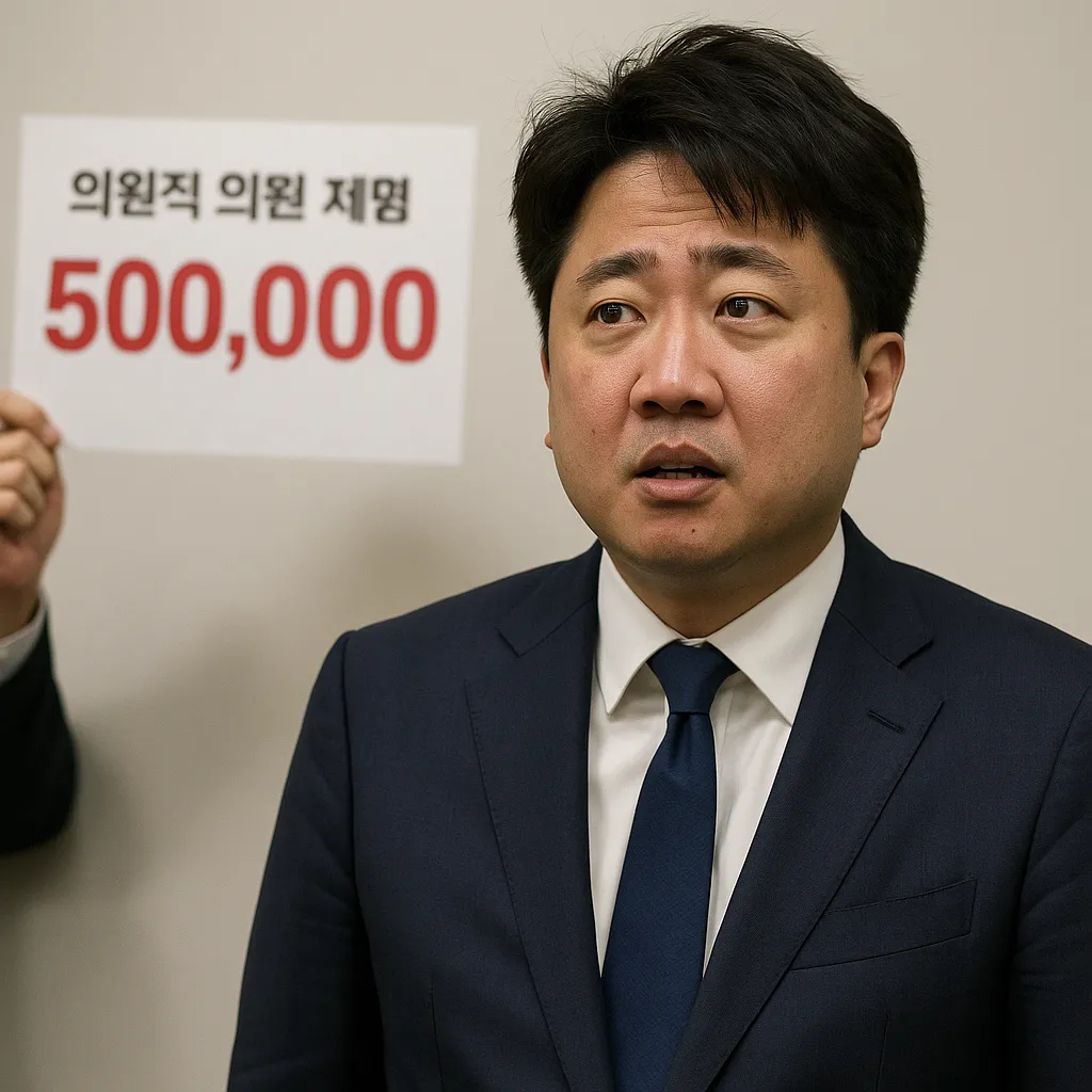 시민 50만이 몰아친 ‘제명 쓰나미’…이준석, 폭풍 속에 서다