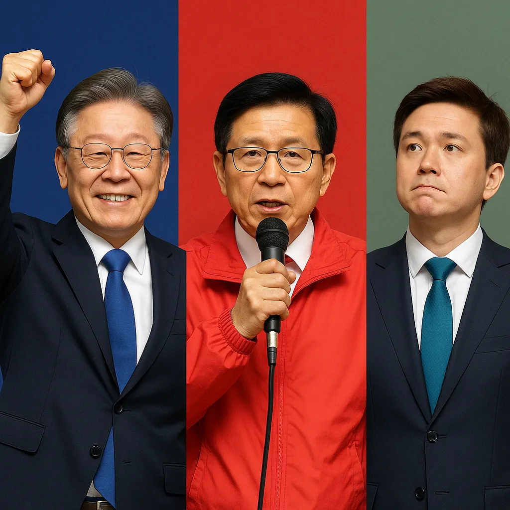 이재명, 압도적 격차로 선두 질주 - 대선 판도 긴장감 고조