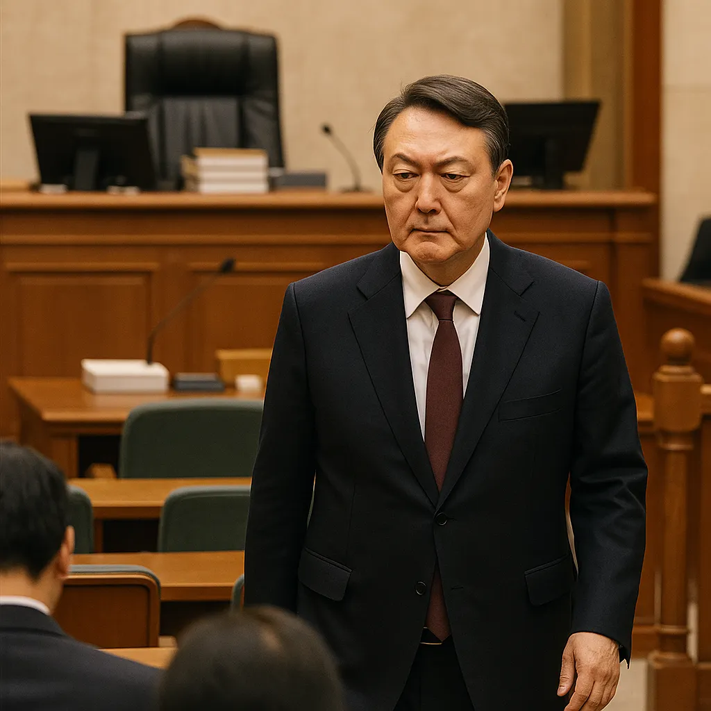 내일, 카메라 앞에 선다…보석 심문은 막았다