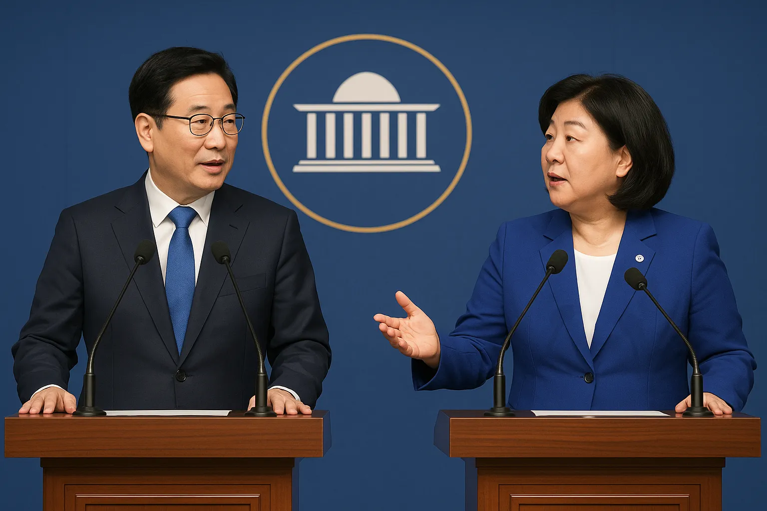 민주당 새 원내대표 경쟁, 권리당원 투표로 ‘역대급’ 열기