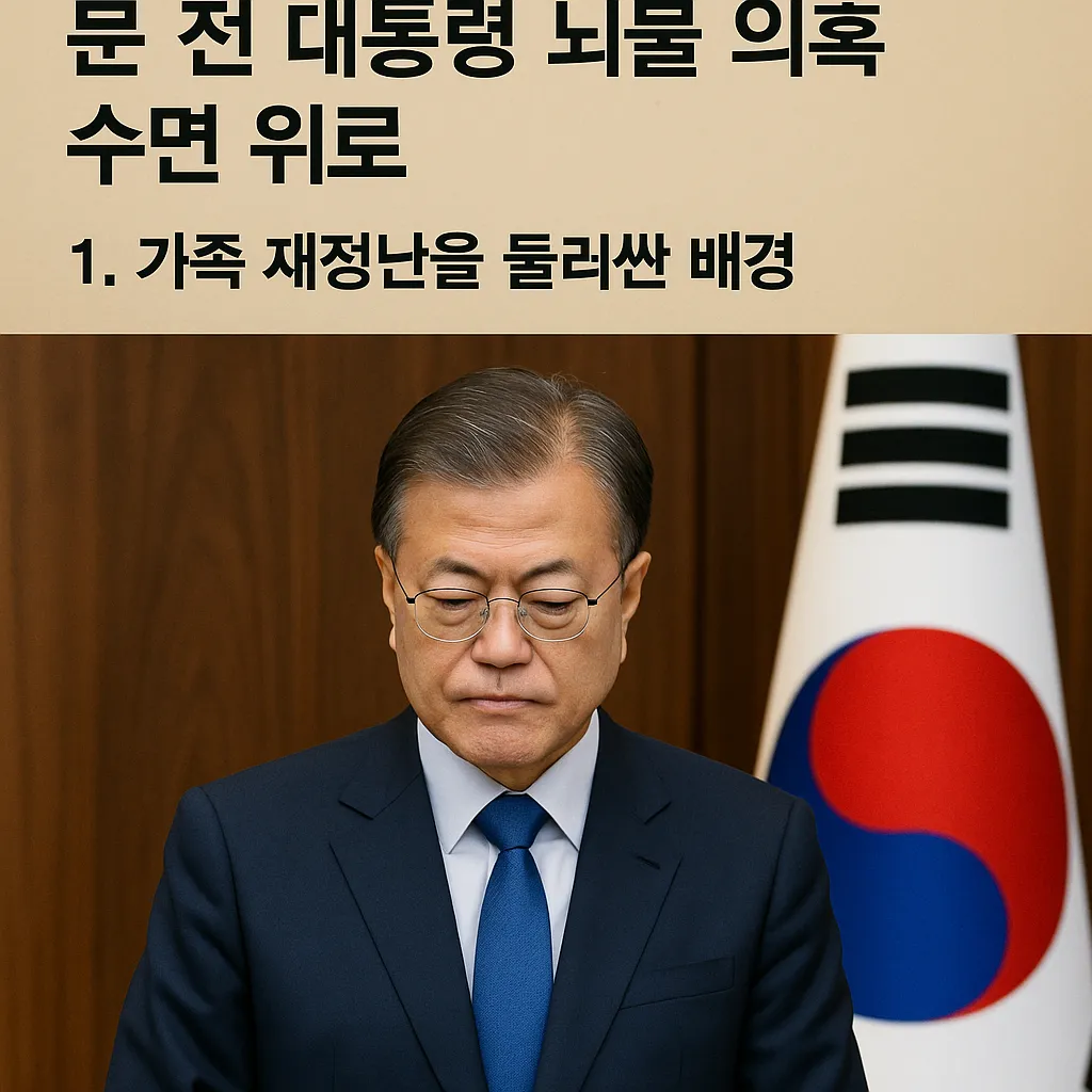 문 전 대통령 뇌물 의혹 파문 - 목욕탕 위기부터 태국 이주까