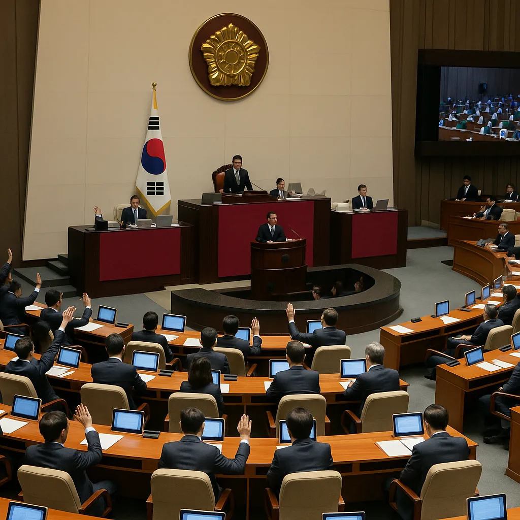 與 주도 '노란봉투법' 전격 가결…상법 개정안도 연속 상정